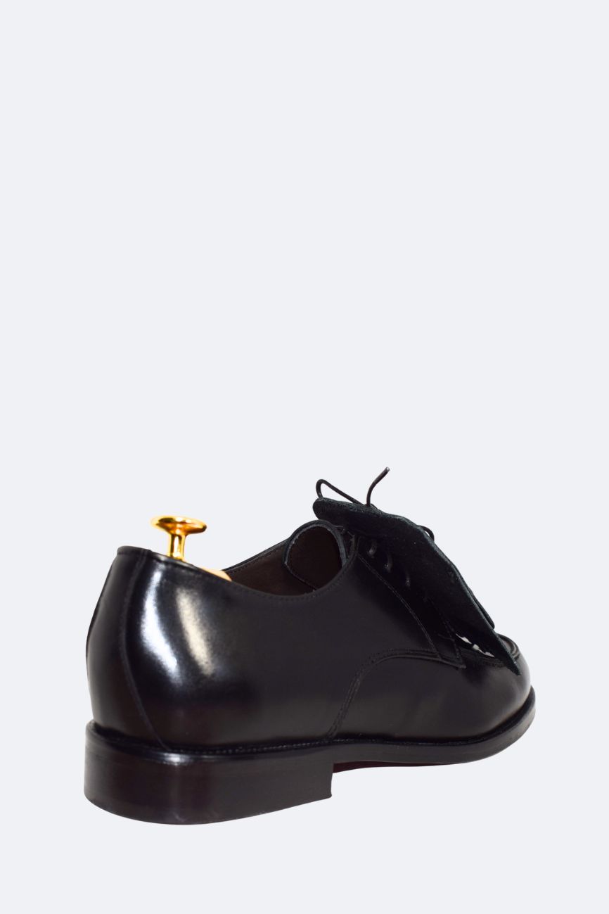 Derby Noir avec Bavette en Accessoire – Image 5