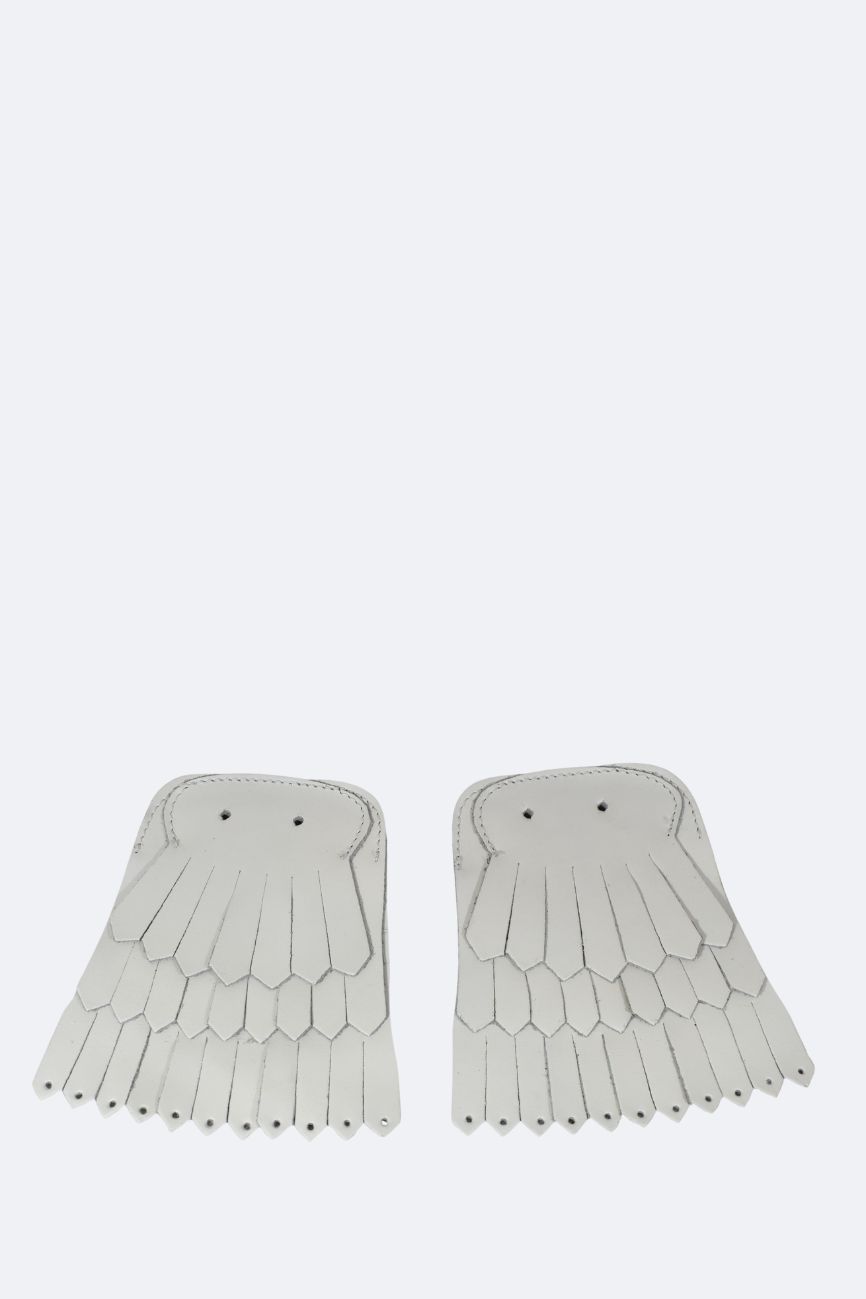 Bavette Blanche pour chaussures Derby