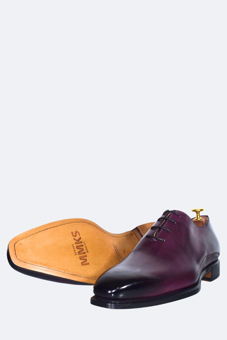 Oxford violet cuir