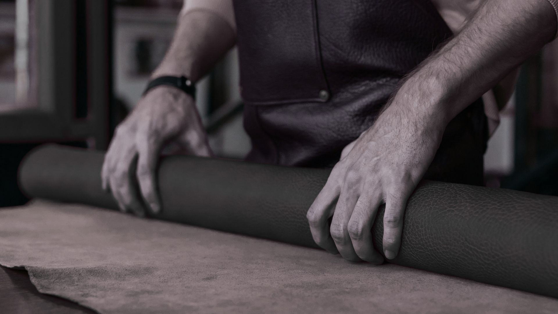 Texture de cuir pleine fleur