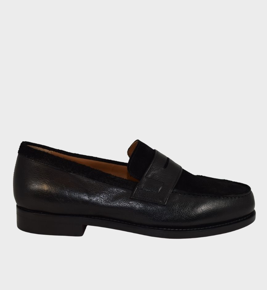 Mocassins Cuir Brossé Daim – Image 2